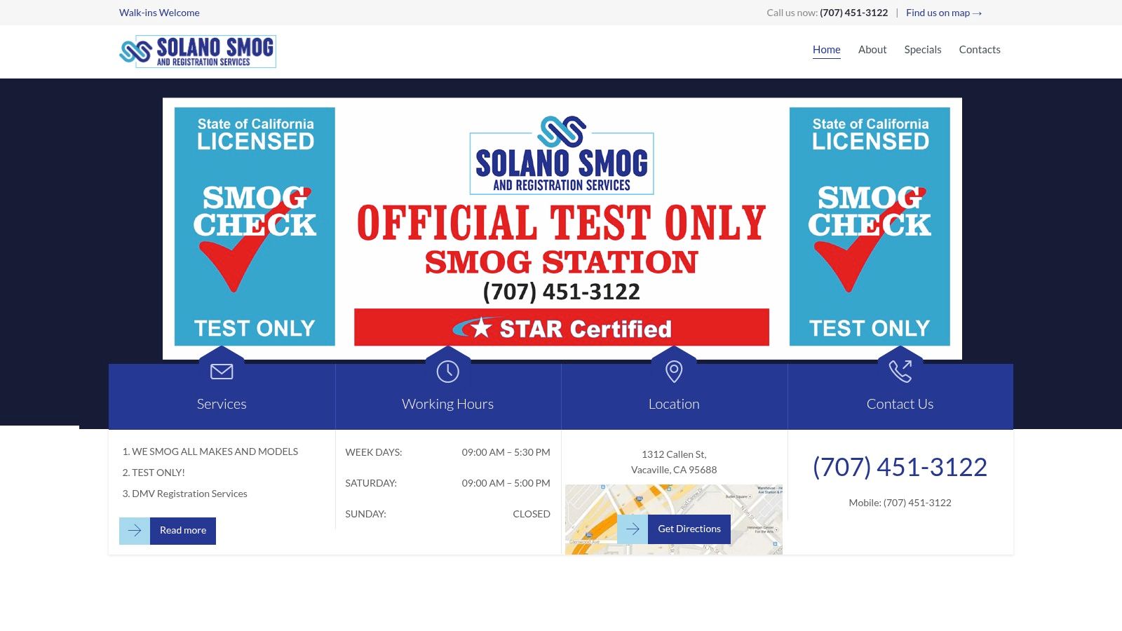 Solano Smog & Registration Services